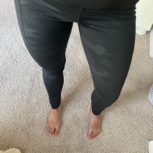 Kiava Stealth Camo Yoga Leggings With Pockets High Waist Gym Tights